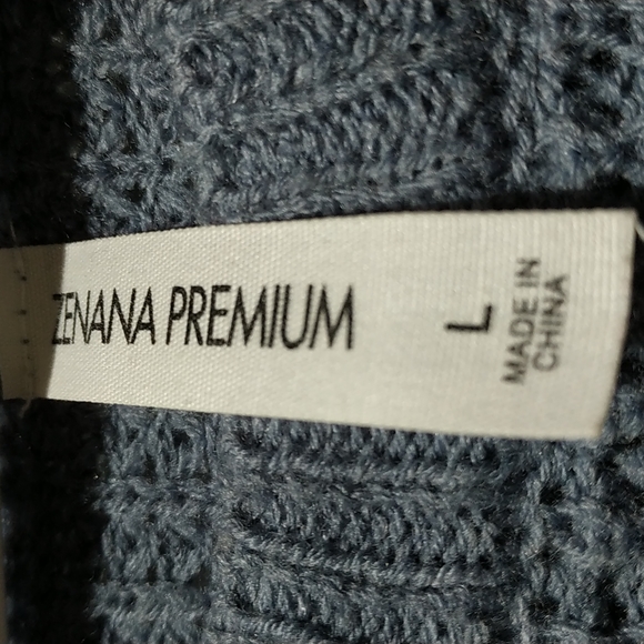 Zenana premium Round-neck Waffle sweater size:L - Picture 5 of 7